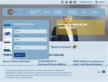 Tablet Screenshot of profi-car.com